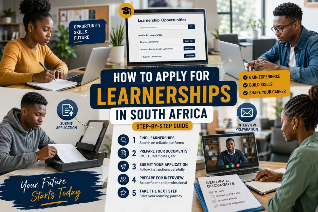 How to Apply for Learnerships in South Africa