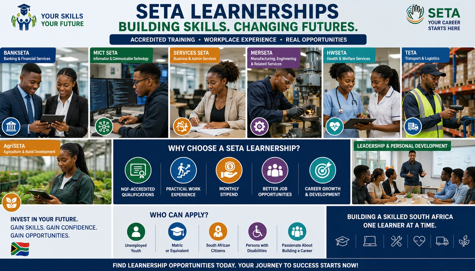 top SETAs offering learnership