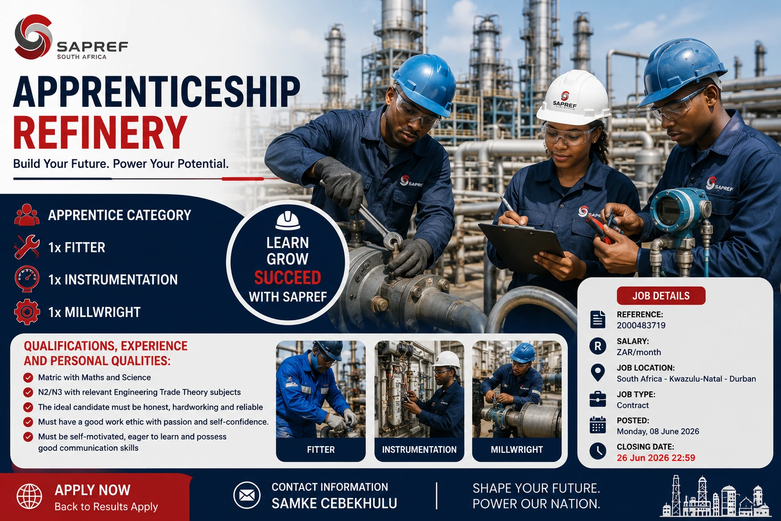Apprenticeship - Refinery