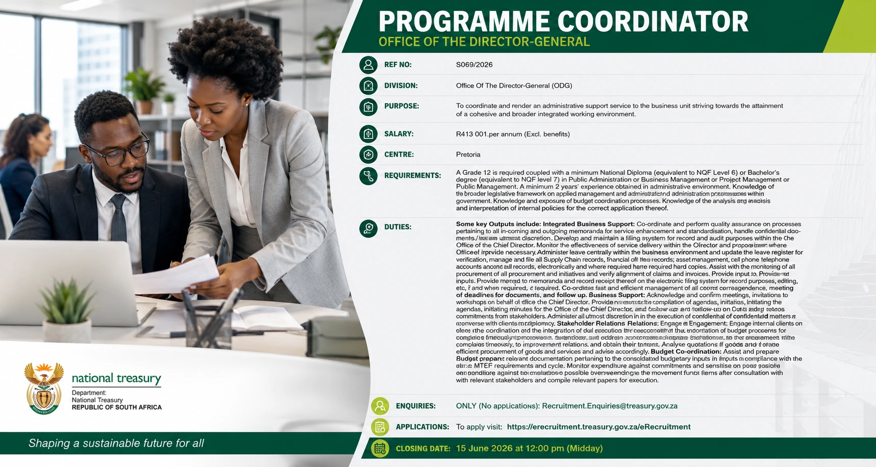 PROGRAMME COORDINATOR