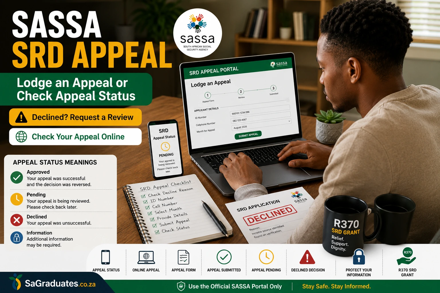 SASSA SRD Appeal: Important Steps to Lodge an Appeal or Check Your Appeal Status